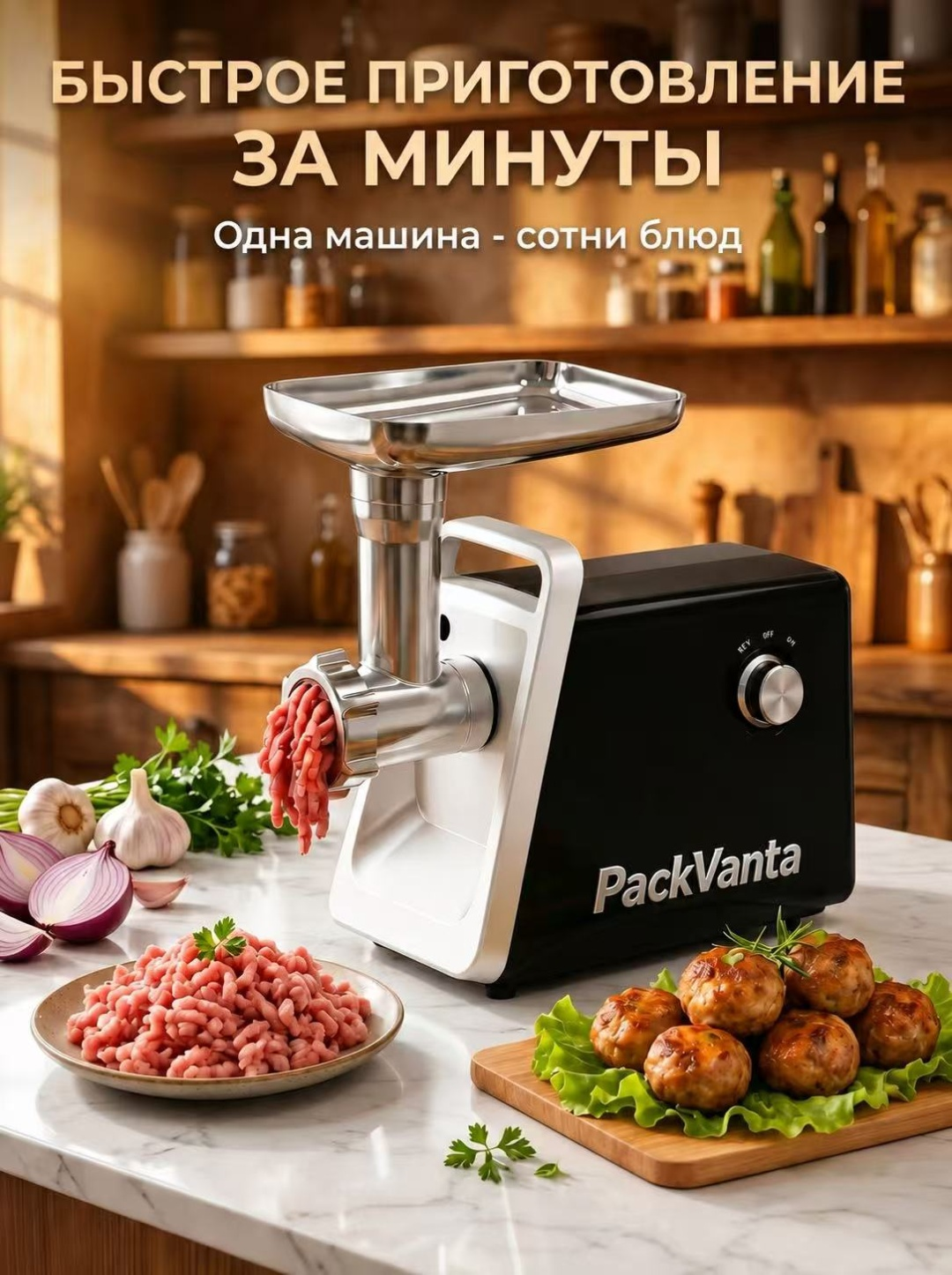 PackVanta Pack-3D 绞肉机